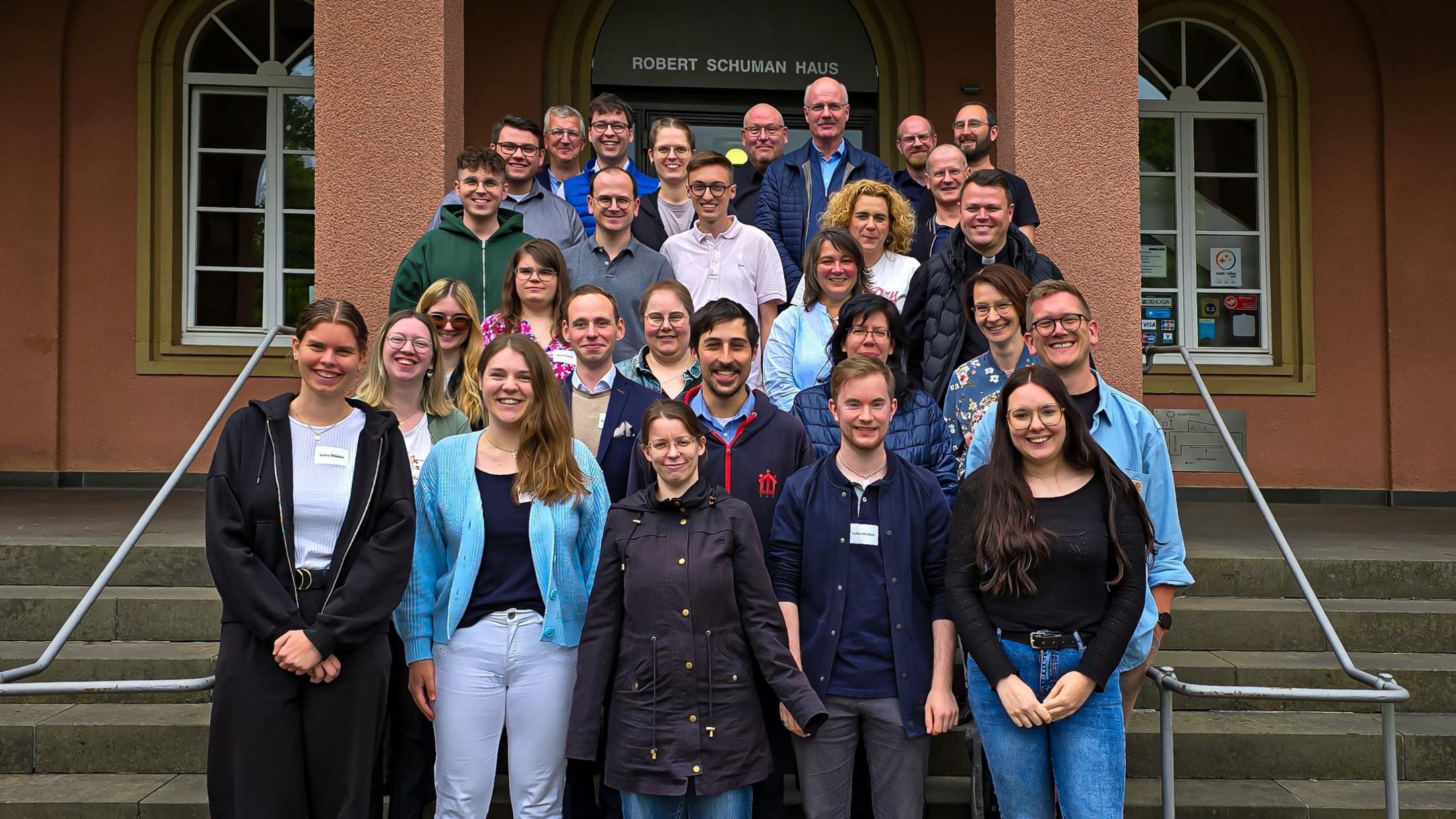 Theologiestudierende des Bistums Trier mit ihren Ausbildungsleitungen