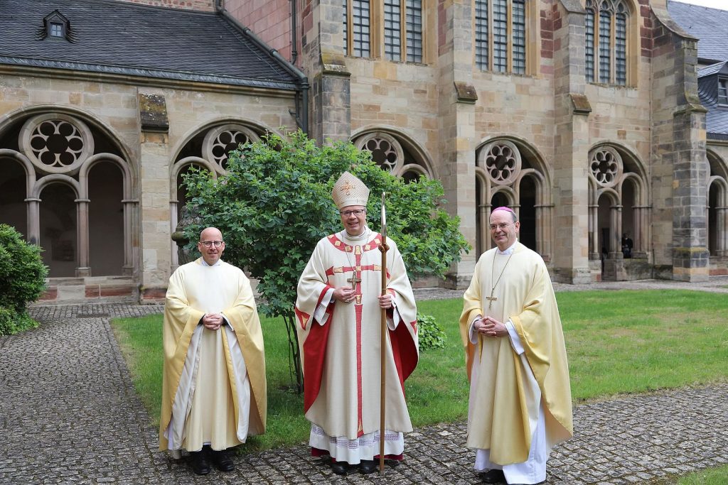 Oliver Laufer-Schmitt, Bischof Dr. Stephan Ackermann, Weihbischof Robert Brahm
