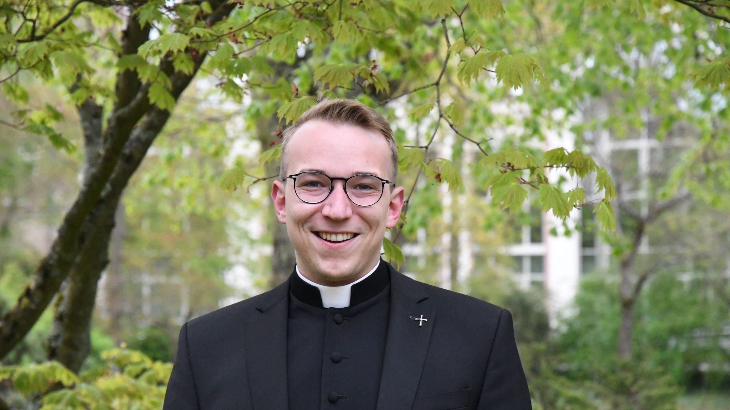 Priesteramtskandidat Christian Kossmann
