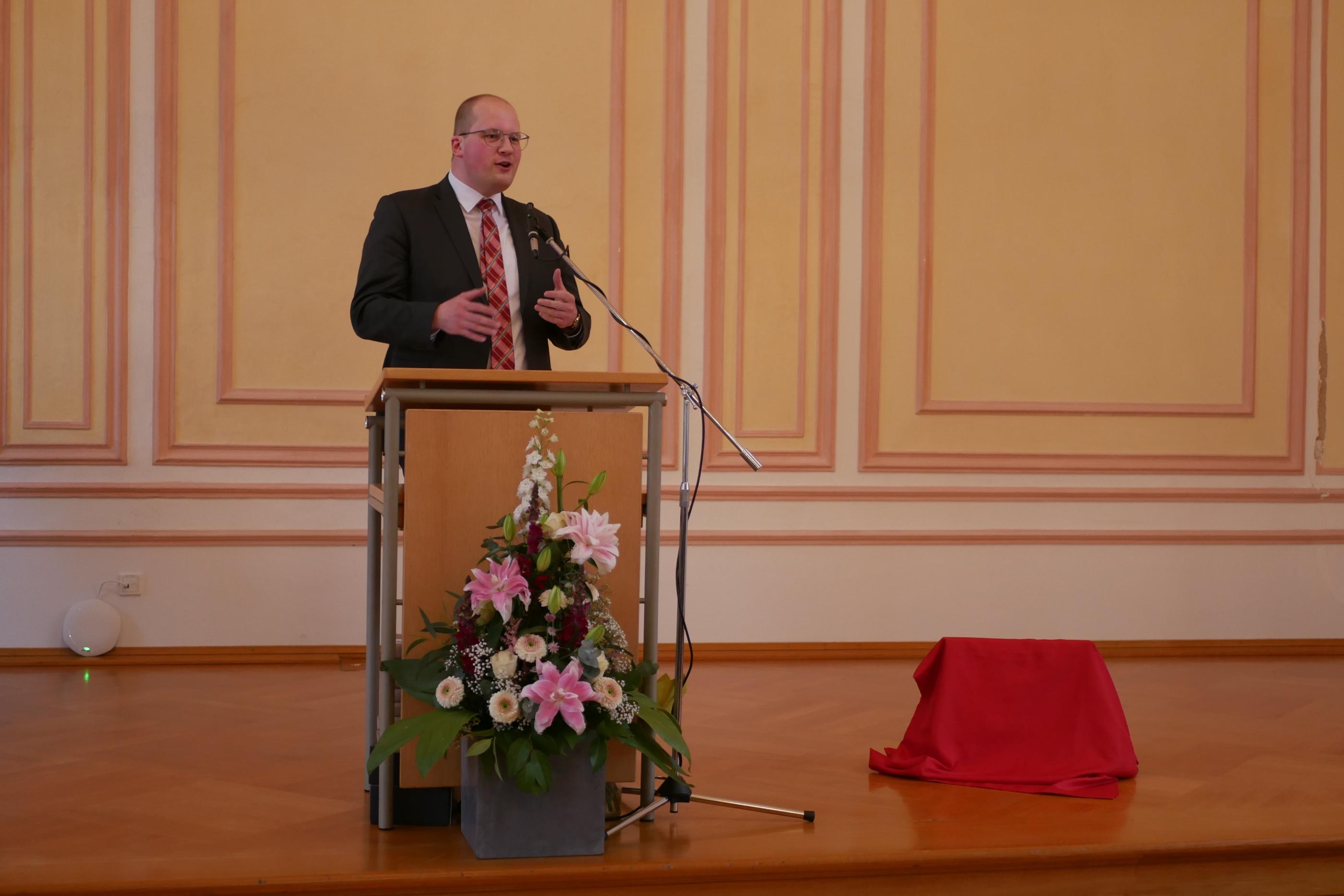 Heiko Gaub, Sprecher der Seminargemeinschaft (c) Lars Felix Reiplinger Heiko Gaub, Sprecher der Seminargemeinschaft