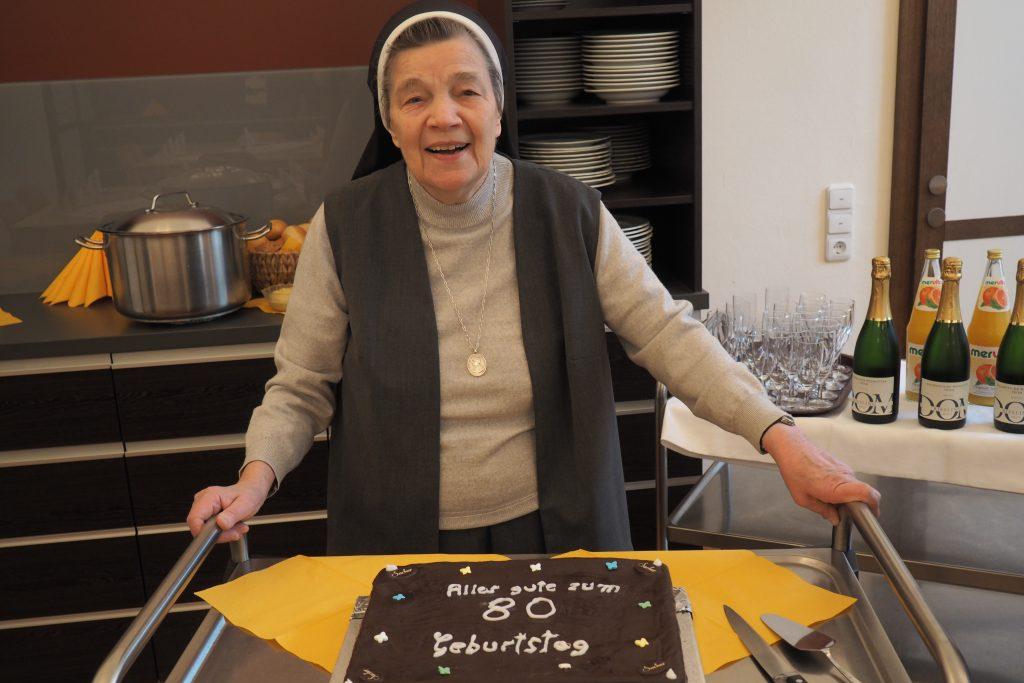 Schwester Theophanias 80. Geburtstag