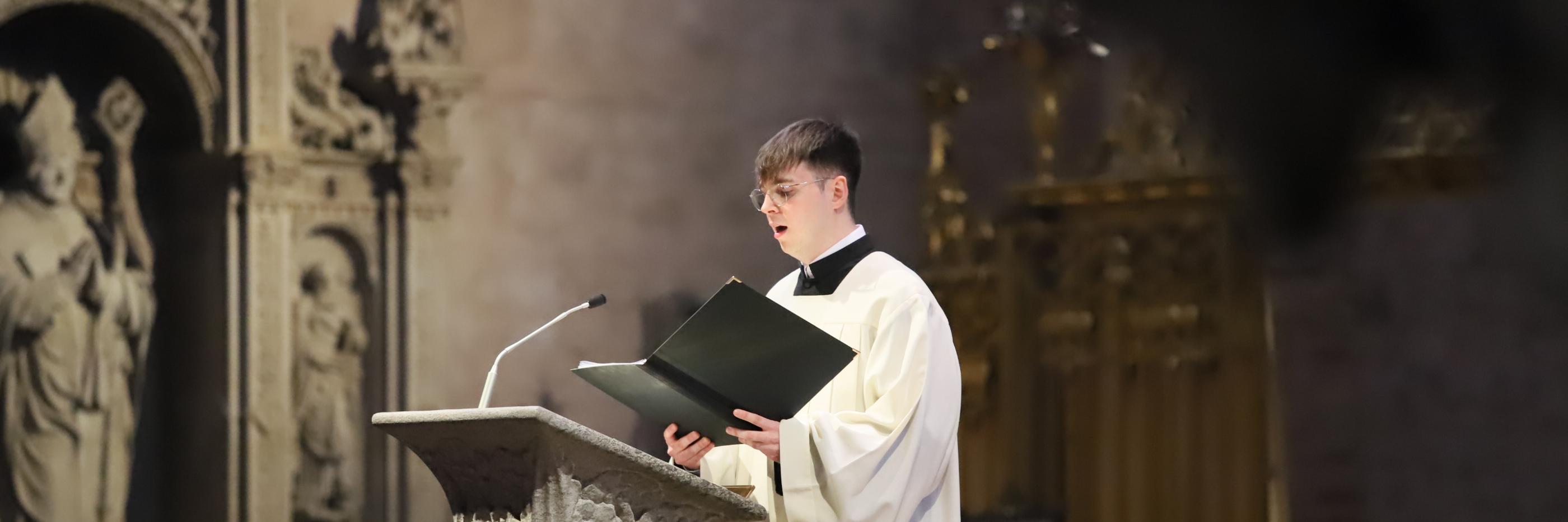 Kantorendienst bei der Priesterweihe