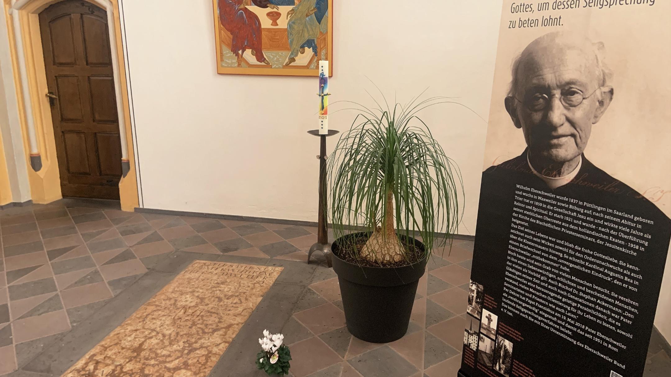 Grab von Pater Eberschweiler in der Jesuitenkirche