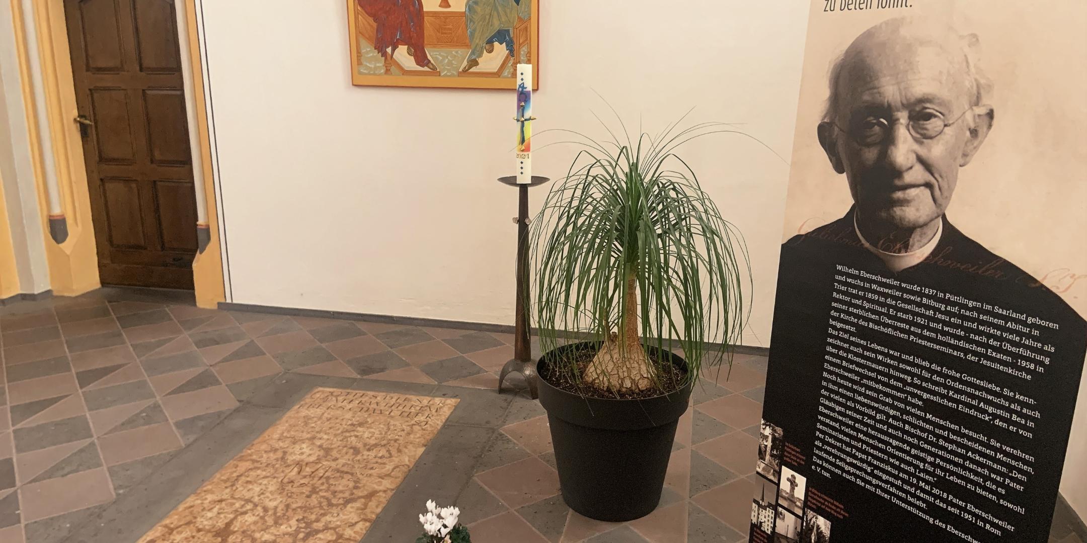 Grab von Pater Eberschweiler in der Jesuitenkirche