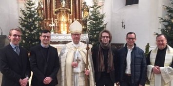 Gruppenbild bei der Admissio (c) Bischöfliches Priesterseminar Trier Gruppenbild bei der Admissio