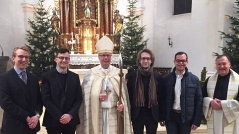 Gruppenbild bei der Admissio