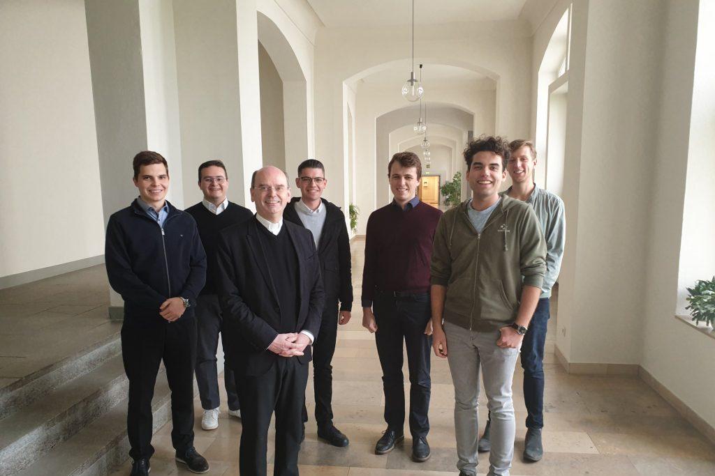 Besuch von Regens Weihbischof Brahm im Priesterseminar Sankt Georgen