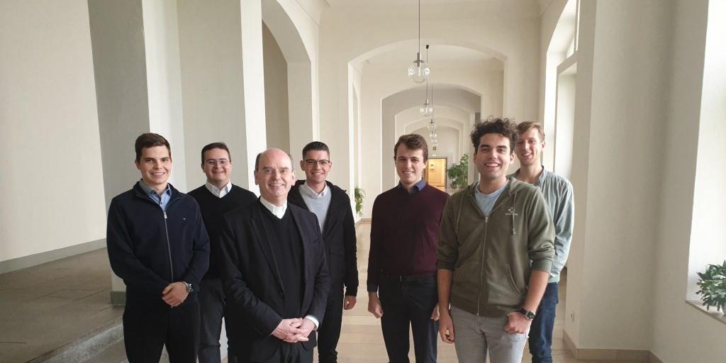 Besuch von Regens Weihbischof Brahm im Priesterseminar Sankt Georgen