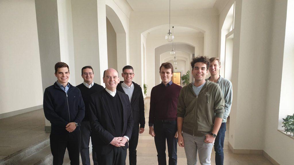 Besuch von Regens Weihbischof Brahm im Priesterseminar Sankt Georgen